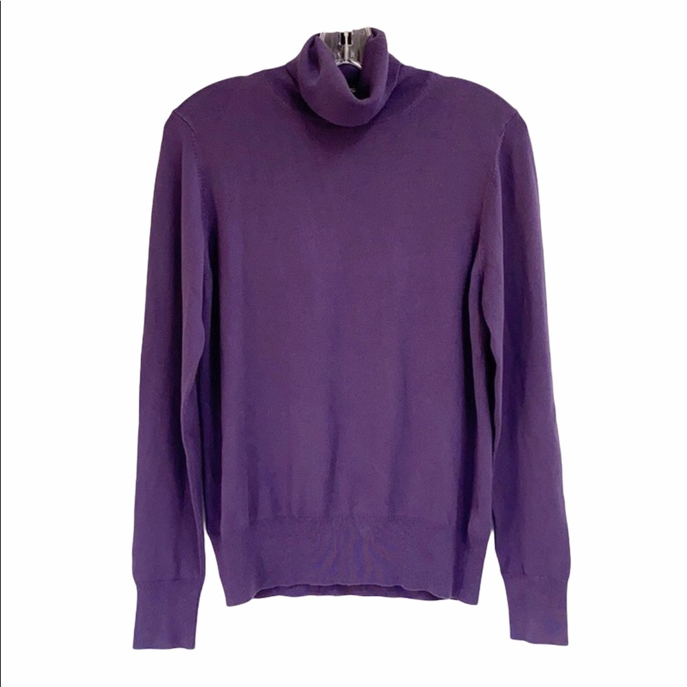 Great Plains Womens XL Turtleneck Knit Pearl Buttons